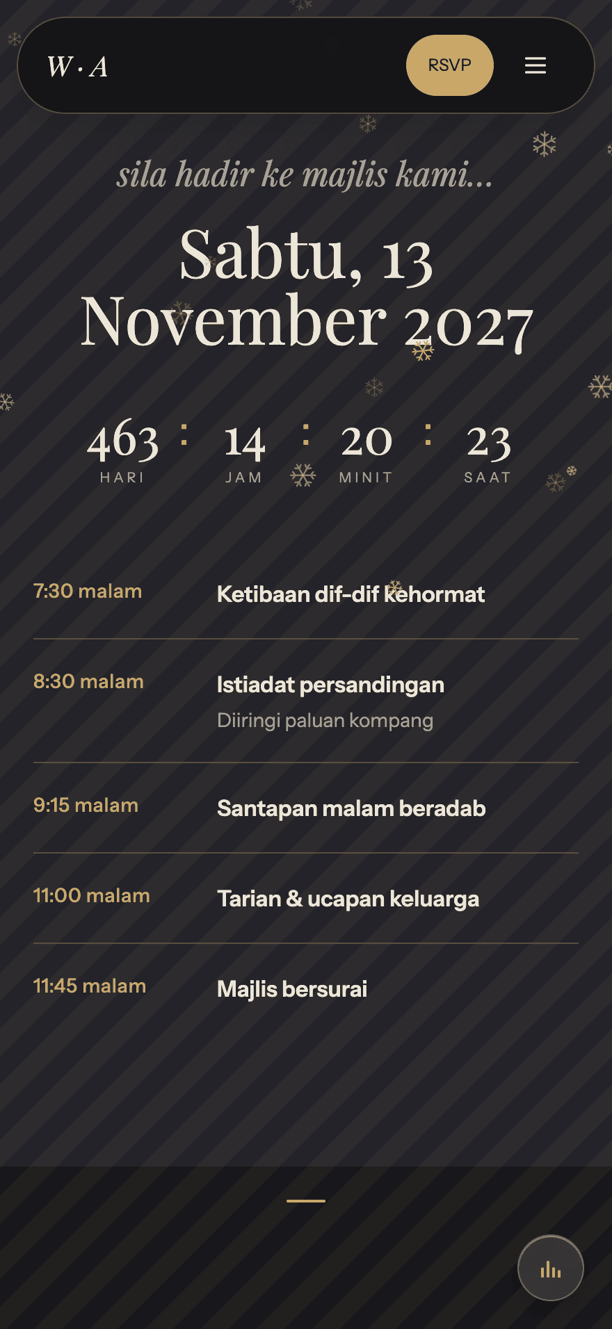Gaya e-Kad Malam Beludu